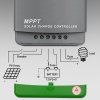 Qoltec Solarny regulator ładowania MPPT z czujnikiem temperatury 80A |  12V/24V/36V/48V | LCD | Bluetooth | APP | GEL | LiFePO4